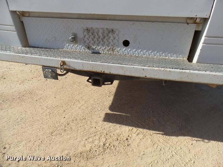 image for item DB2457 2008 Ford F350 Super Duty XL Crew Cab utility bed pickup truck