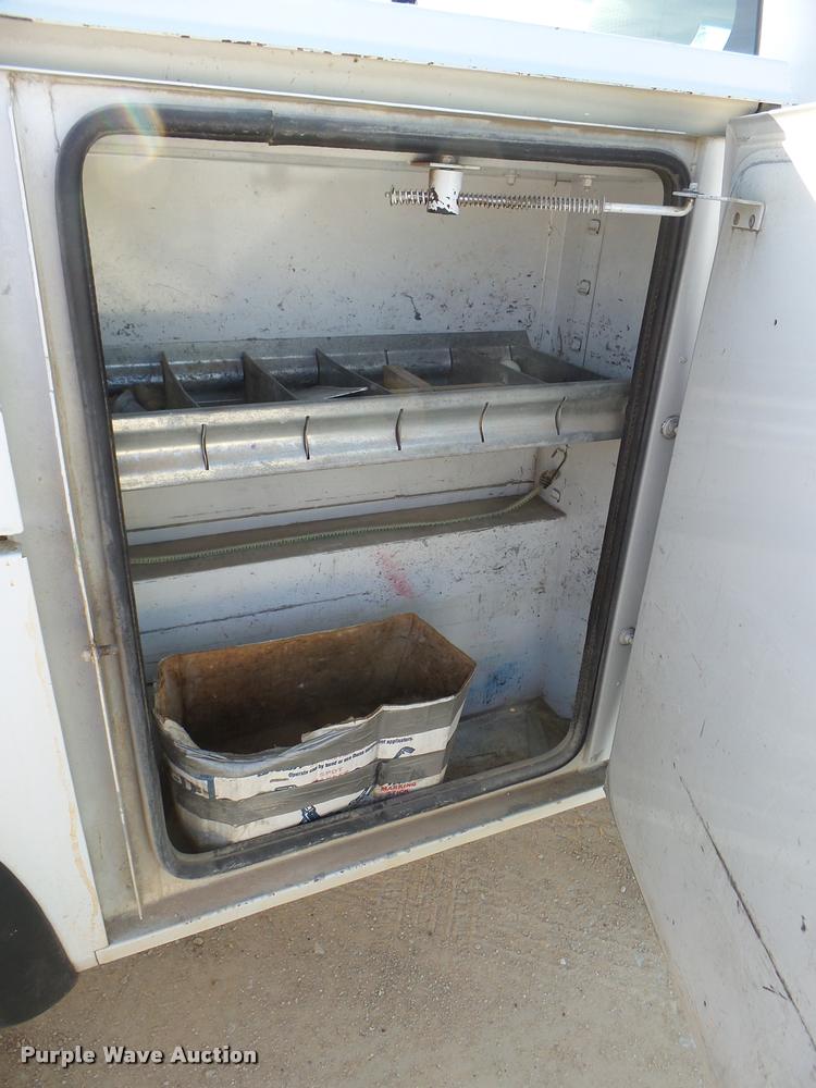 image for item DB2457 2008 Ford F350 Super Duty XL Crew Cab utility bed pickup truck