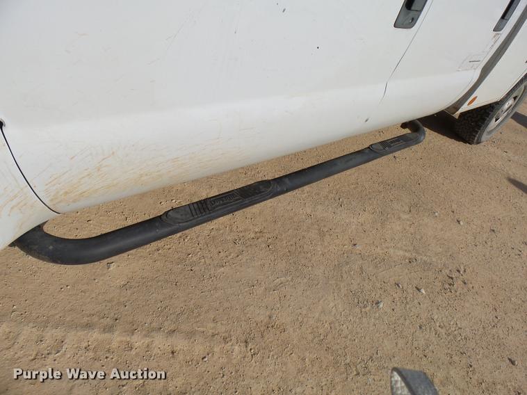 image for item DB2457 2008 Ford F350 Super Duty XL Crew Cab utility bed pickup truck