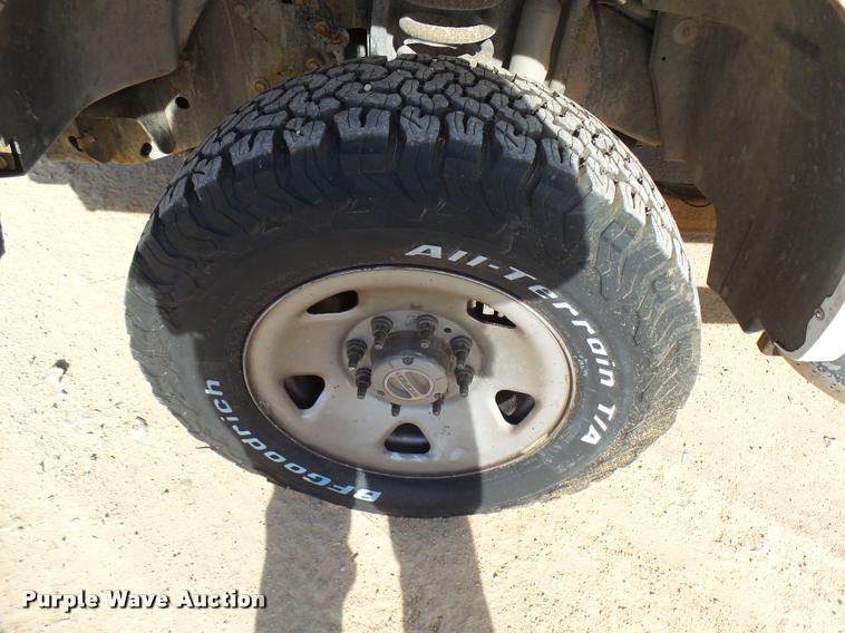 image for item DB2457 2008 Ford F350 Super Duty XL Crew Cab utility bed pickup truck