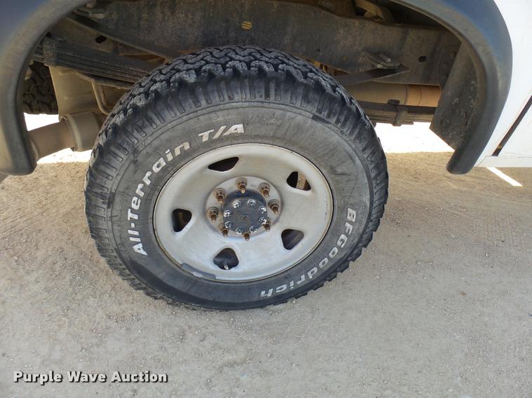 image for item DB2457 2008 Ford F350 Super Duty XL Crew Cab utility bed pickup truck