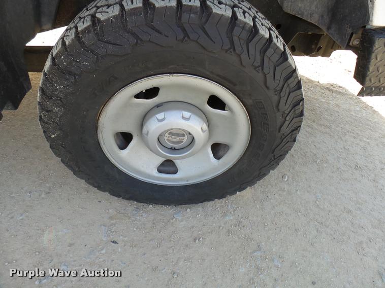 image for item DB2457 2008 Ford F350 Super Duty XL Crew Cab utility bed pickup truck