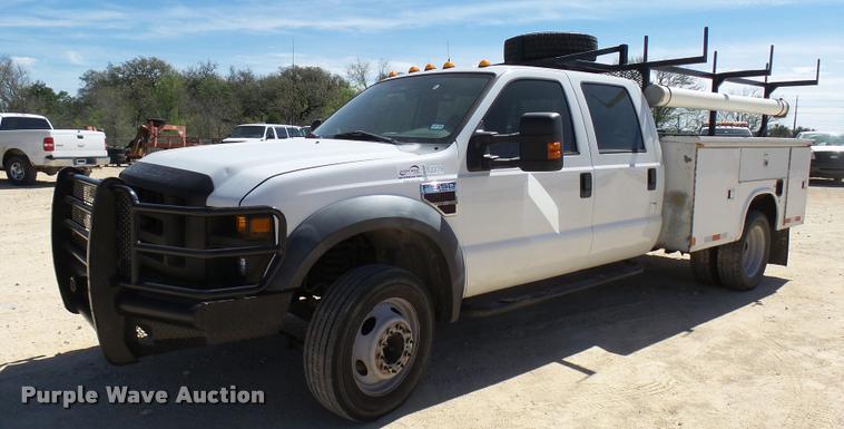 image for item DB2459 2009 Ford F550 Crew Cab utility truck