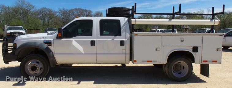 image for item DB2459 2009 Ford F550 Crew Cab utility truck