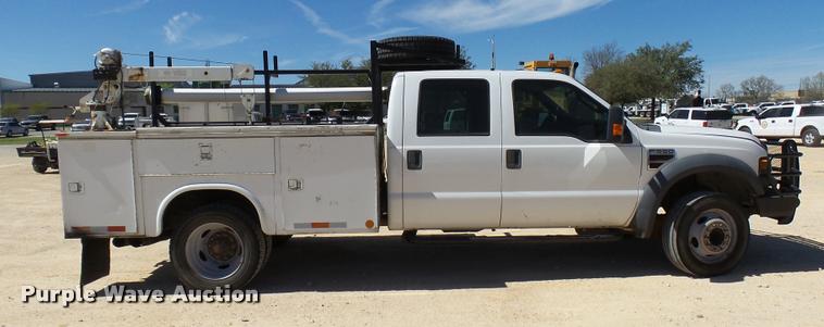 image for item DB2459 2009 Ford F550 Crew Cab utility truck