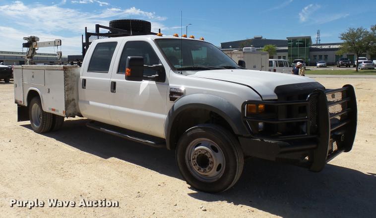 image for item DB2459 2009 Ford F550 Crew Cab utility truck