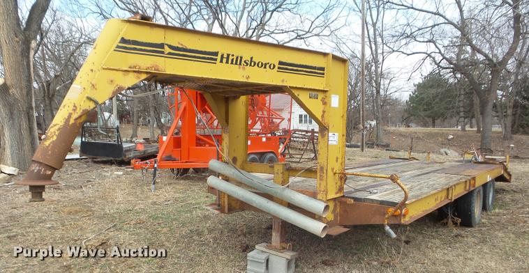 image for item DB5000 1991 Hillsboro equipment trailer