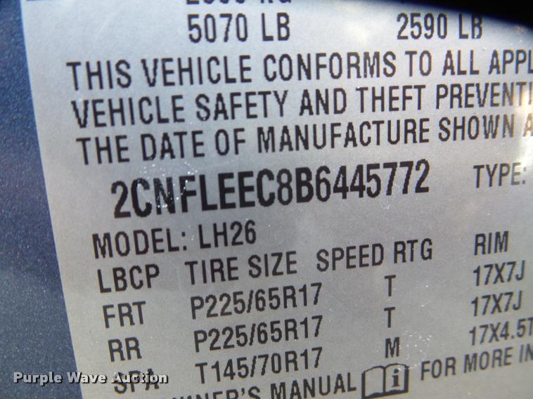 image for item DB5014 2011 Chevrolet Equinox SUV