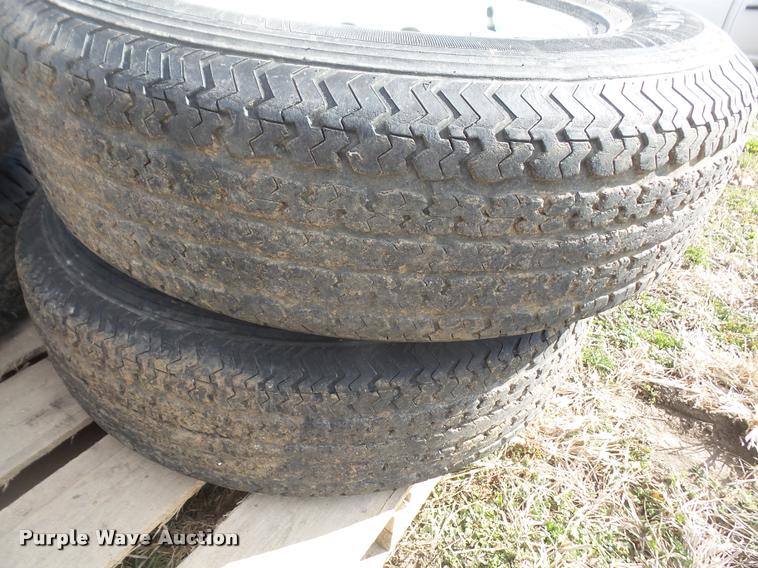 image for item DC9130 (4) LT235/85R16 tires and wheels