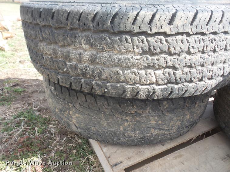 image for item DC9130 (4) LT235/85R16 tires and wheels