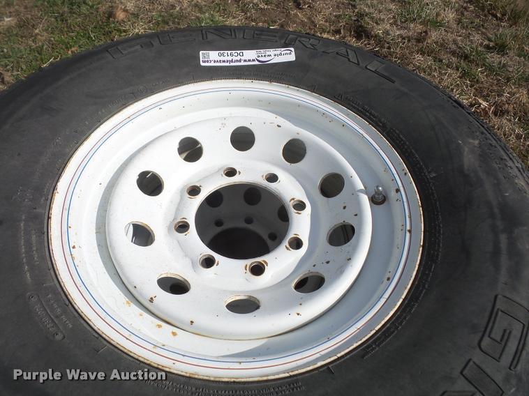 image for item DC9130 (4) LT235/85R16 tires and wheels