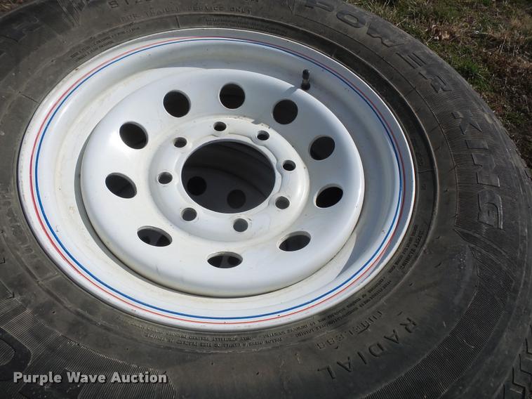 image for item DC9130 (4) LT235/85R16 tires and wheels