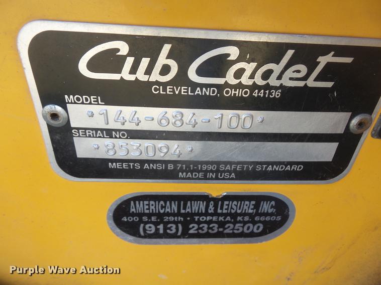 image for item DC9147 Cub Cadet 1864 lawn mower