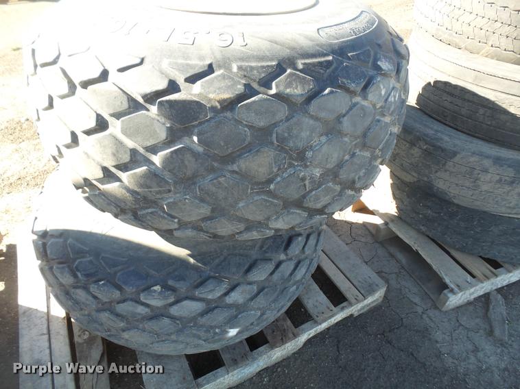 image for item DC9157 (2) 16.5L-16.1SL tires and wheels