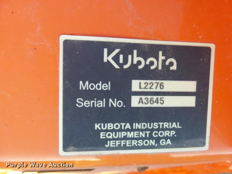image for item DG9699 Kubota L2276 bucket