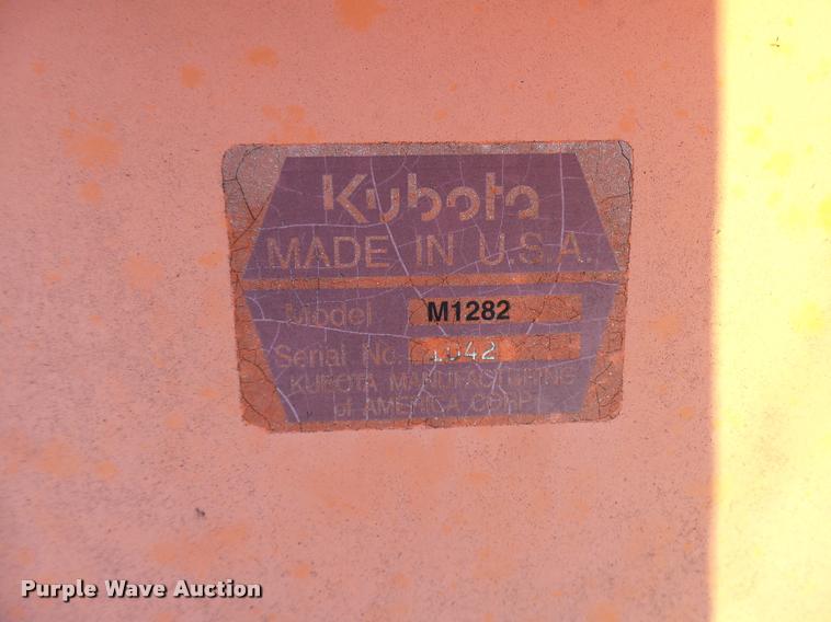 image for item DG9702 Kubota M1282 bucket