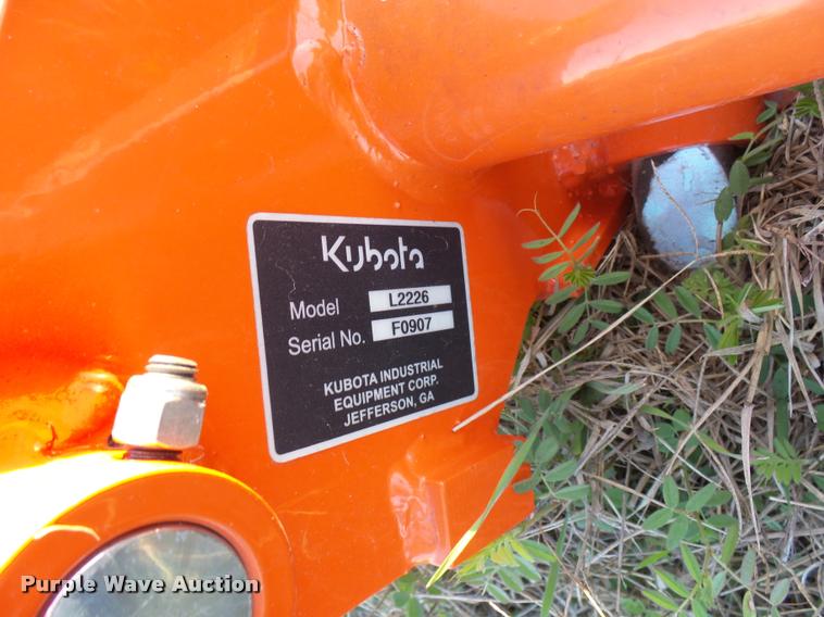 image for item DG9705 Kubota L2226 quick attach bracket