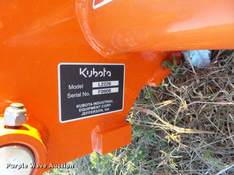image for item DG9706 Kubota L2226 quick attach bracket