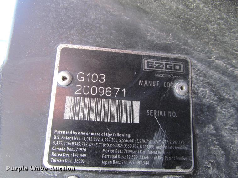 image for item DT9233 Ez-go golf cart