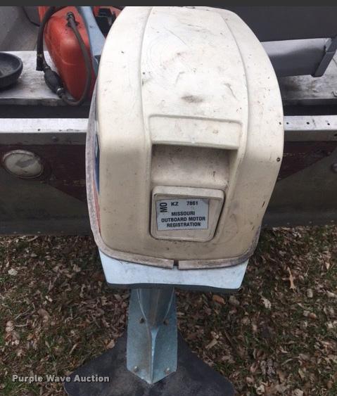 image for item F1724 Richline v-bottom aluminum boat