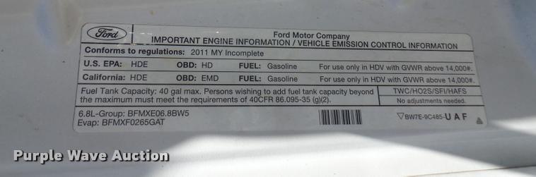 image for item J1571 2011 Ford F450 Super Duty utility truck