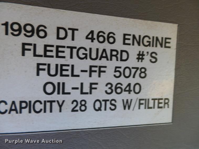 image for item K3320 1997 International 4900 dump truck