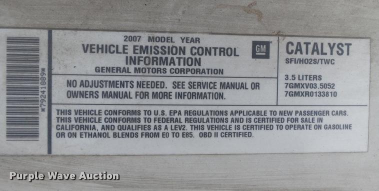 image for item K3330 2007 Chevrolet Impala