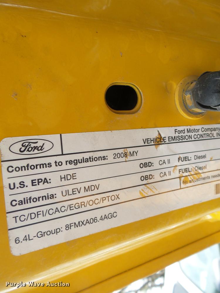 image for item K3333 2008 Ford F350 Super Duty utility bed pickup truck