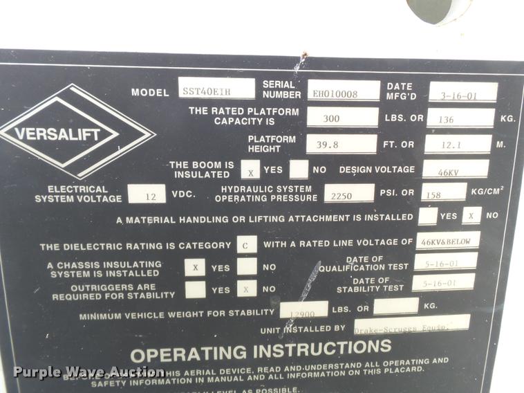 image for item K3334 2009 Ford F550 bucket truck