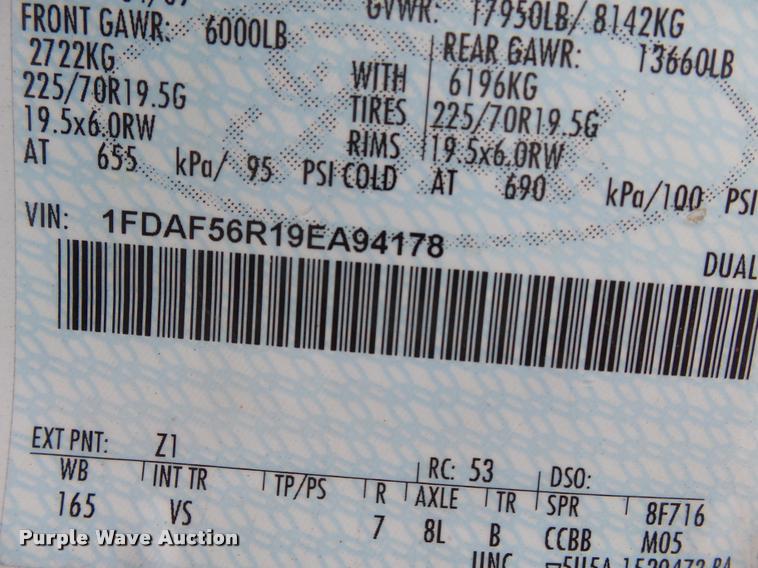 image for item K3334 2009 Ford F550 bucket truck