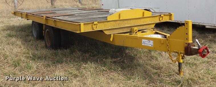 image for item L4622 1997 Shop built equipment trailer