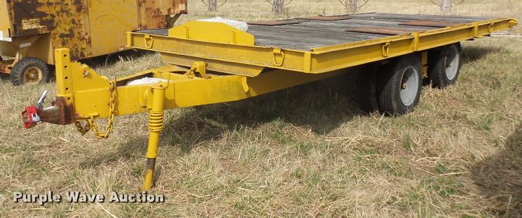 image for item L4622 1997 Shop built equipment trailer