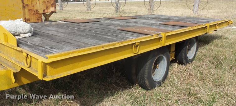 image for item L4622 1997 Shop built equipment trailer