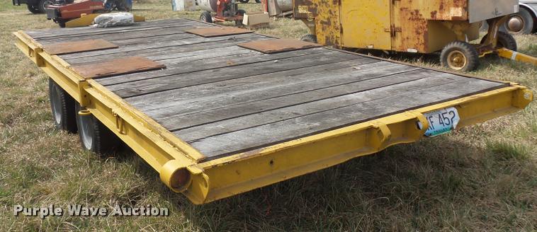 image for item L4622 1997 Shop built equipment trailer