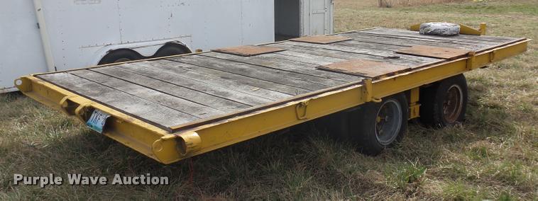 image for item L4622 1997 Shop built equipment trailer