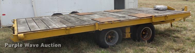 image for item L4622 1997 Shop built equipment trailer