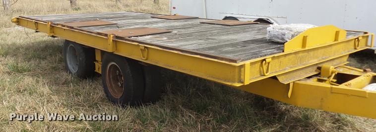 image for item L4622 1997 Shop built equipment trailer