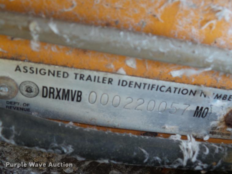 image for item L4622 1997 Shop built equipment trailer