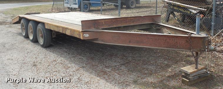 image for item L4627 2015 shop built equipment trailer