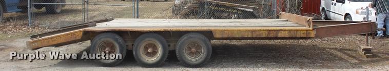 image for item L4627 2015 shop built equipment trailer