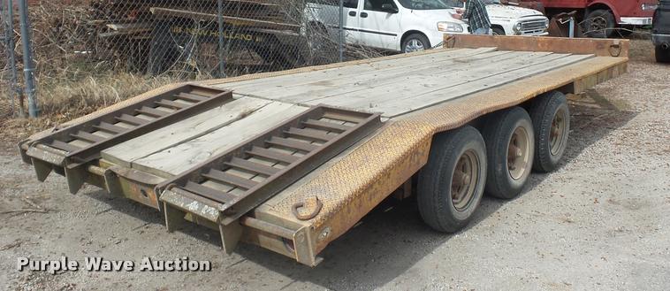 image for item L4627 2015 shop built equipment trailer