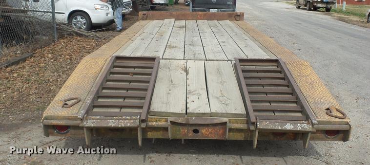 image for item L4627 2015 shop built equipment trailer