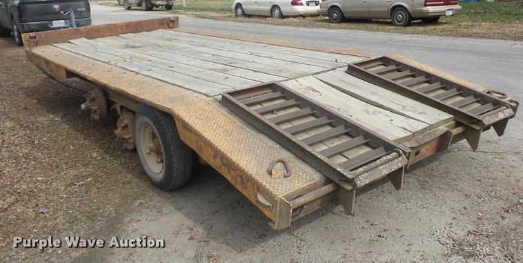 image for item L4627 2015 shop built equipment trailer