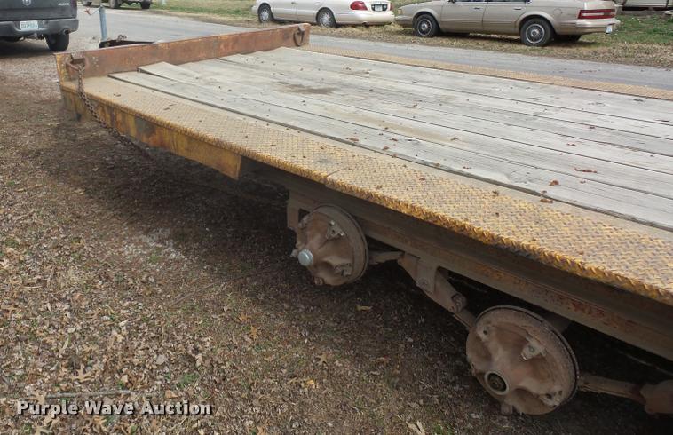 image for item L4627 2015 shop built equipment trailer
