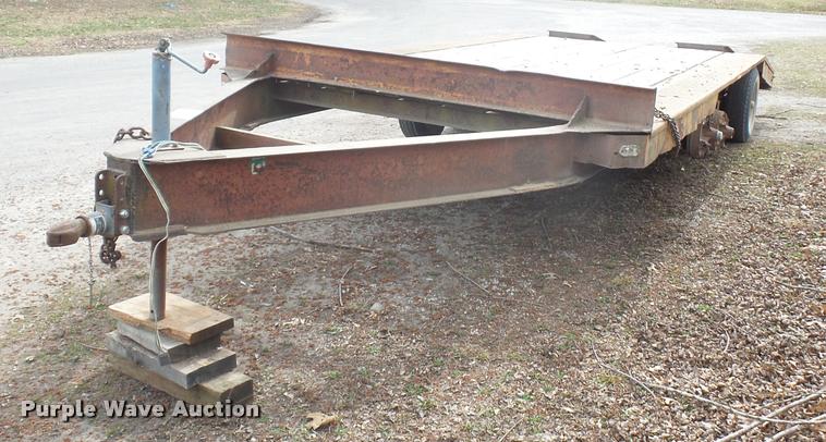 image for item L4627 2015 shop built equipment trailer