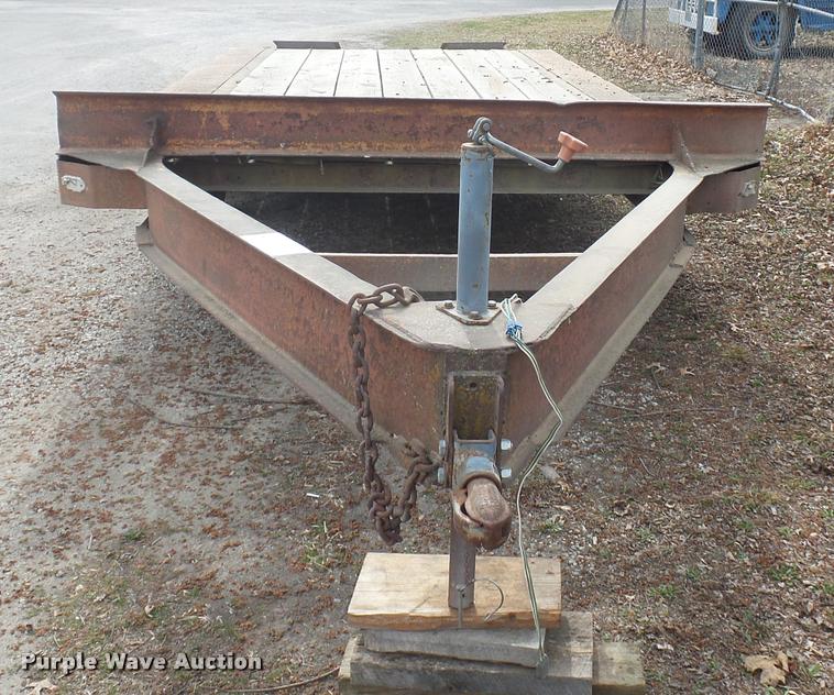 image for item L4627 2015 shop built equipment trailer