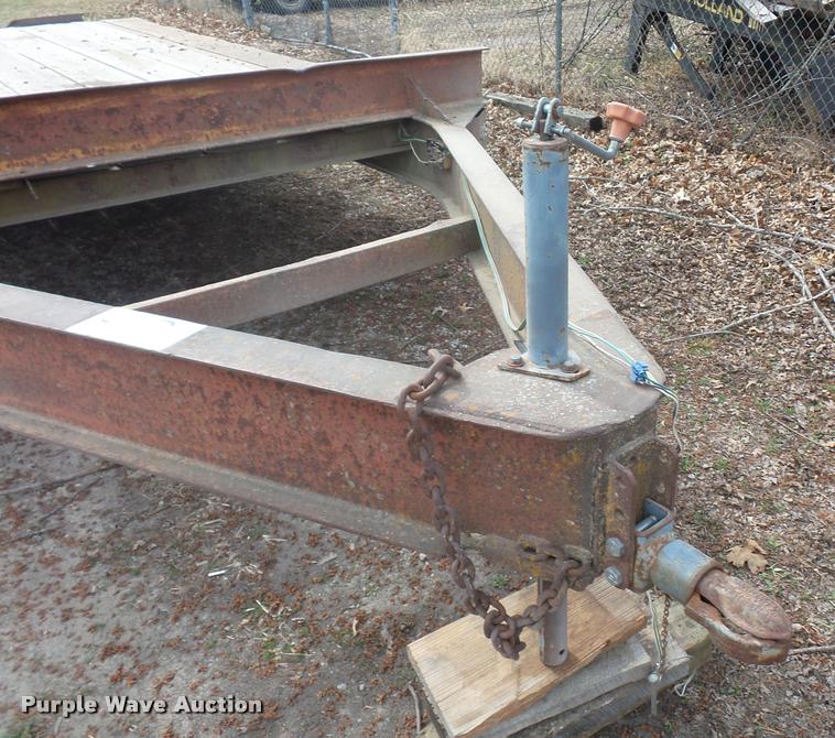 image for item L4627 2015 shop built equipment trailer