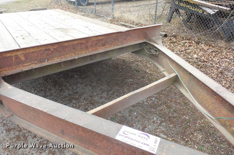 image for item L4627 2015 shop built equipment trailer