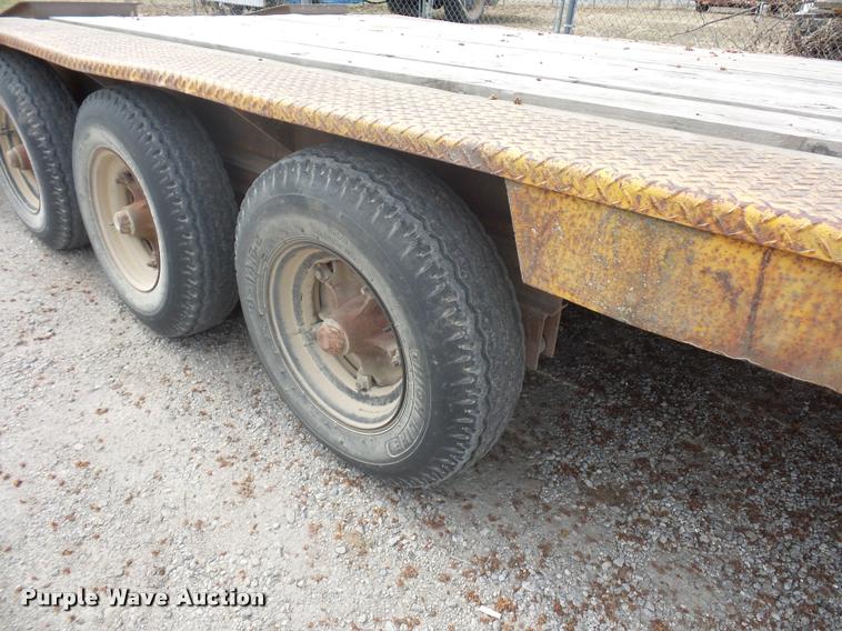 image for item L4627 2015 shop built equipment trailer