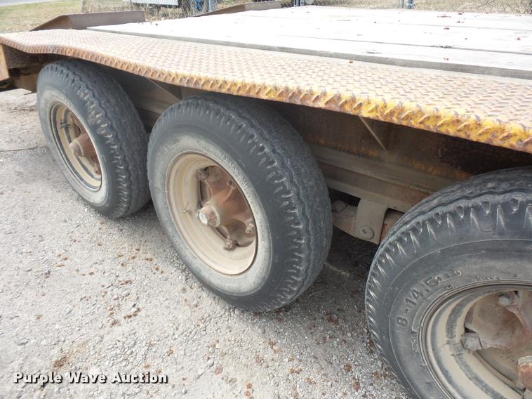 image for item L4627 2015 shop built equipment trailer